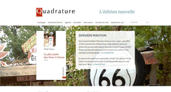 Desktop Screenshot of editionsquadrature.be